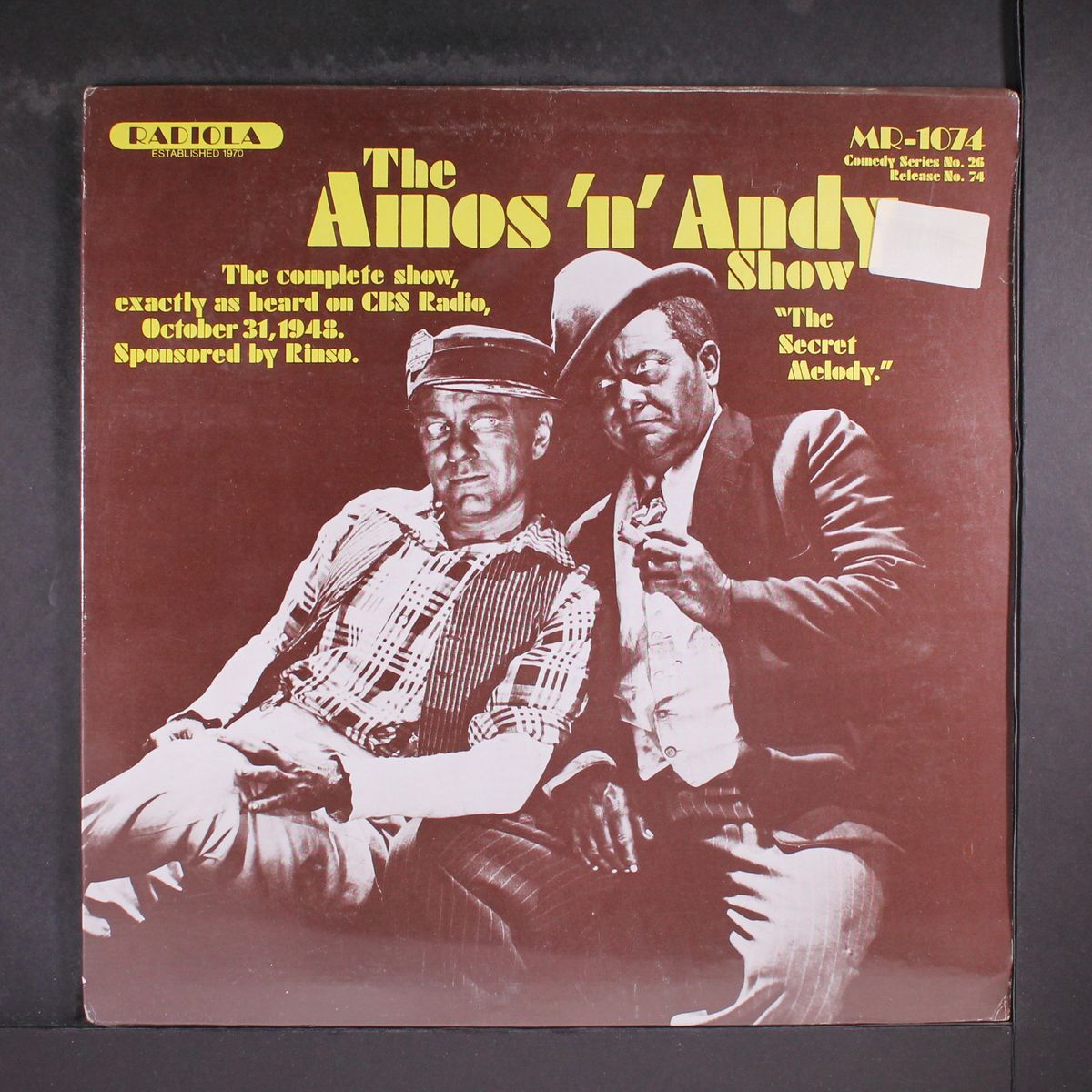 the amos 'n' andy show by ORIGINAL RADIO BROADCAST