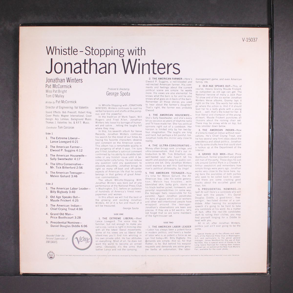 whistle stopping with by JONATHAN WINTERS