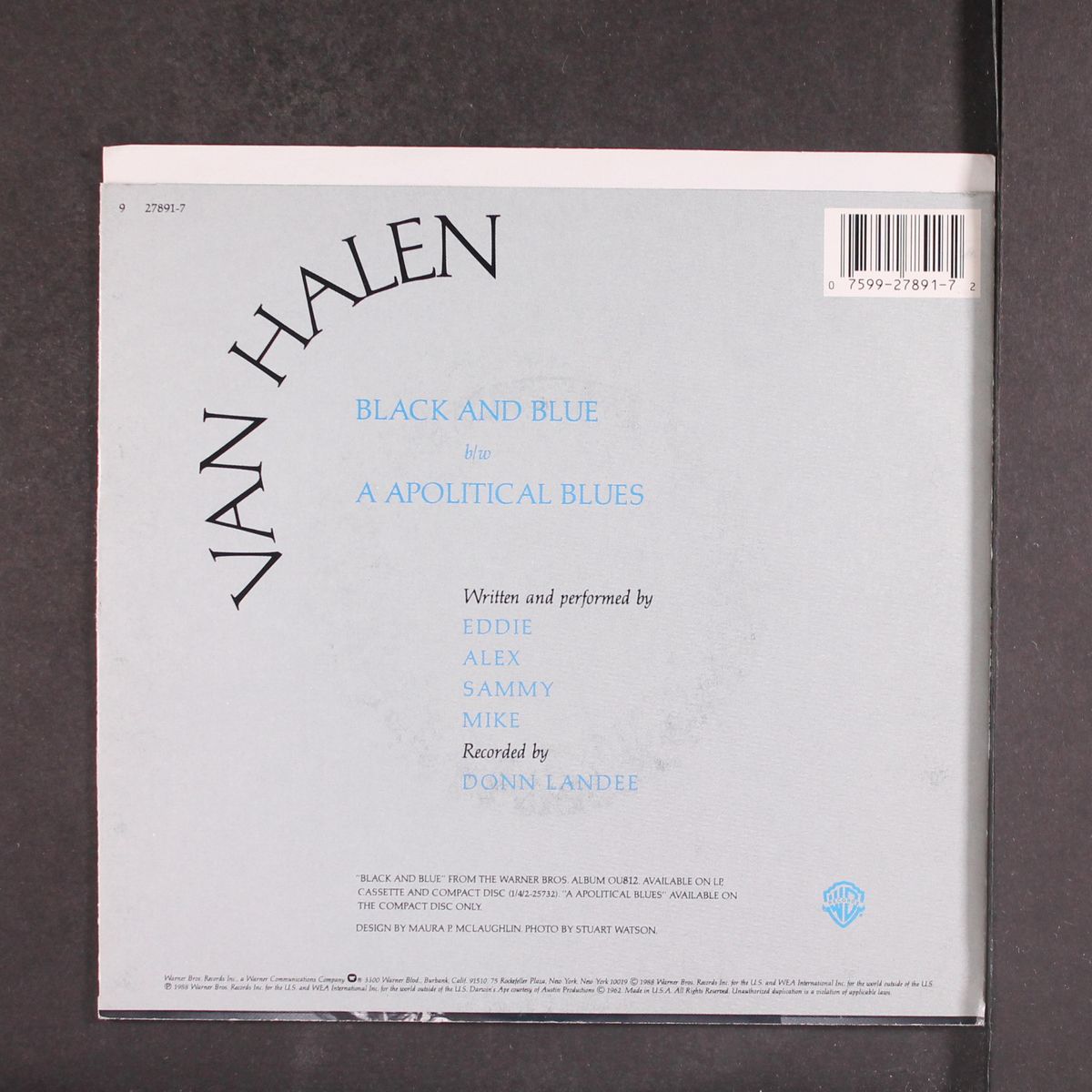 black & blue / same by VAN HALEN