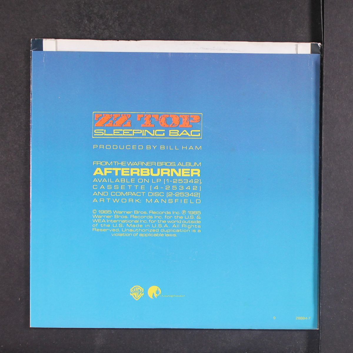 sleeping bag / same by ZZ TOP