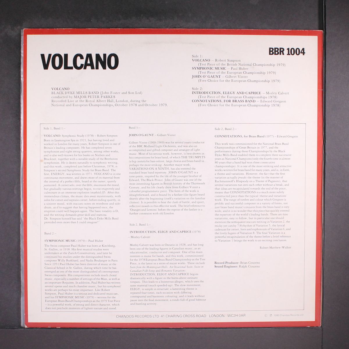 volcano by BLACK DYKE MILLS BAND