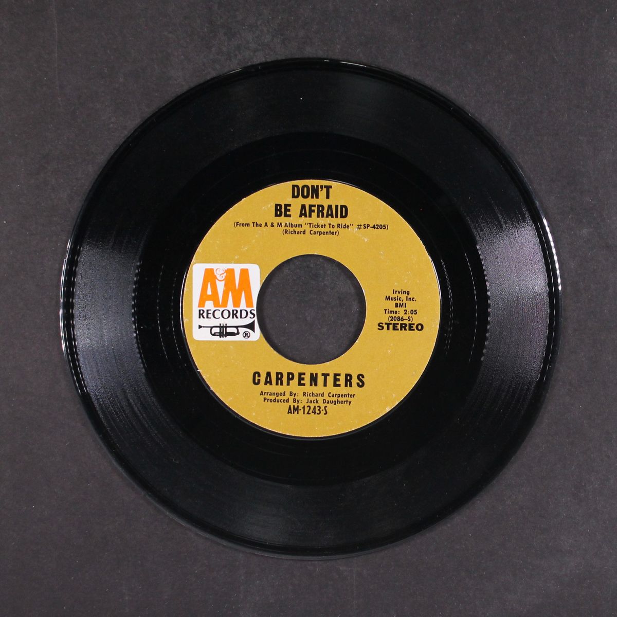 for all we know / don't be afraid by CARPENTERS