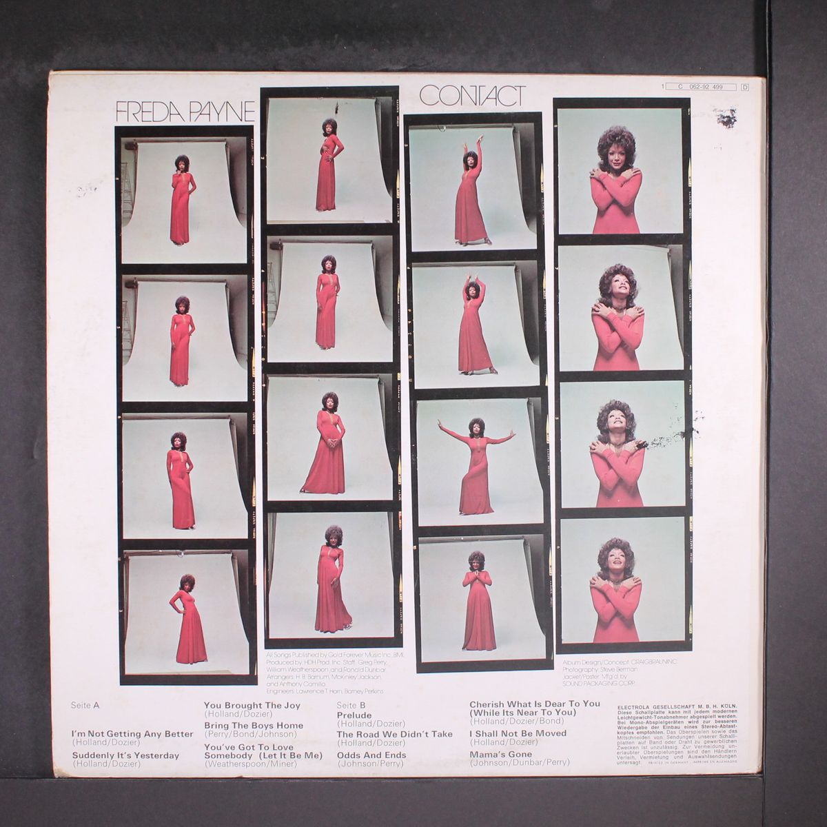 contact by FREDA PAYNE