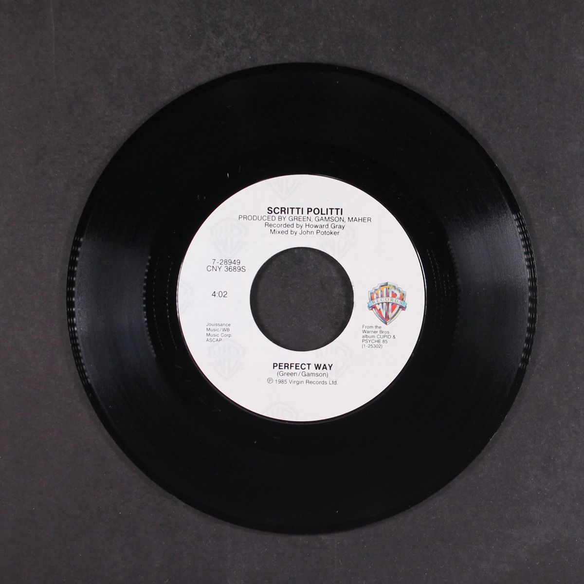 perfect way / version edit by SCRITTI POLITTI