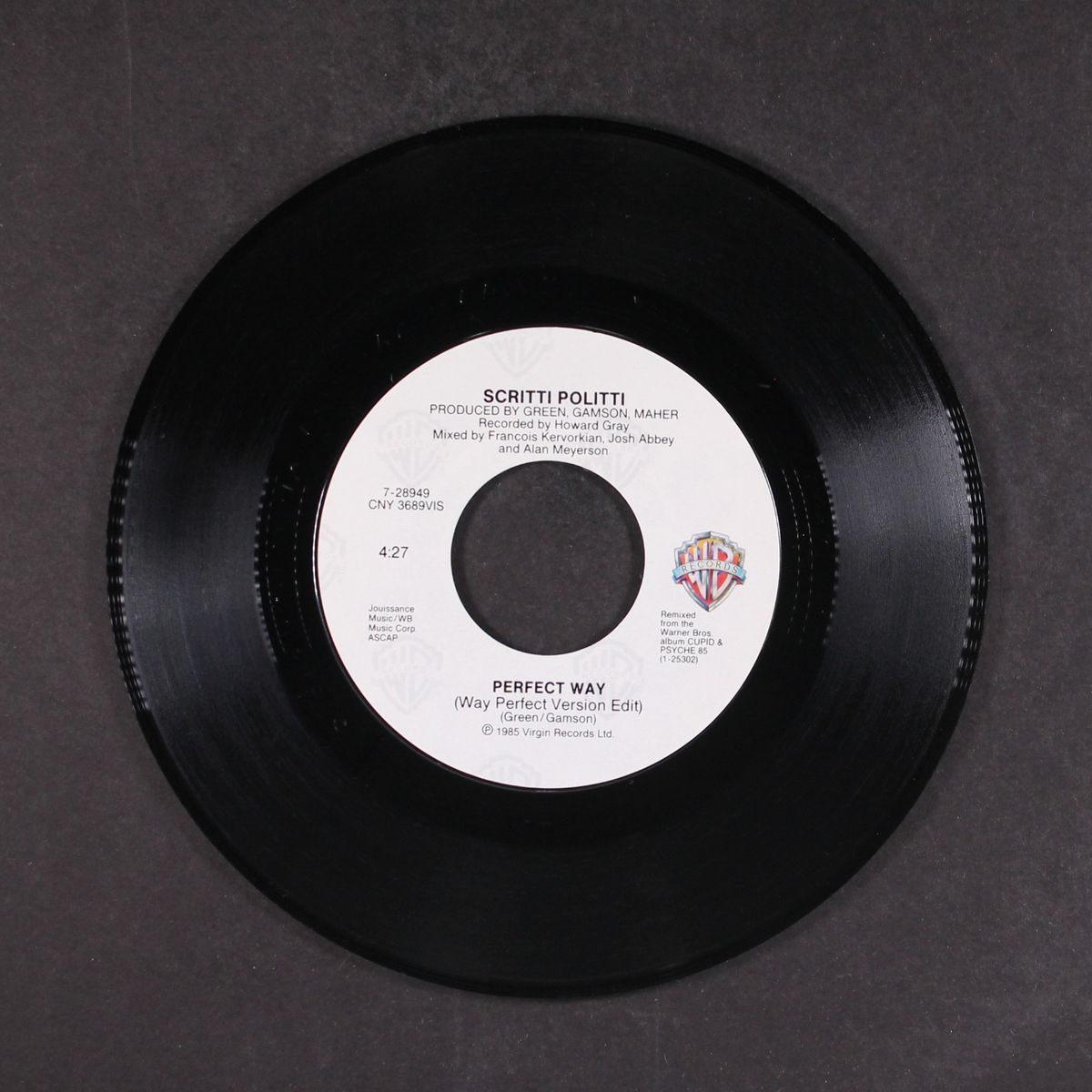 perfect way / version edit by SCRITTI POLITTI