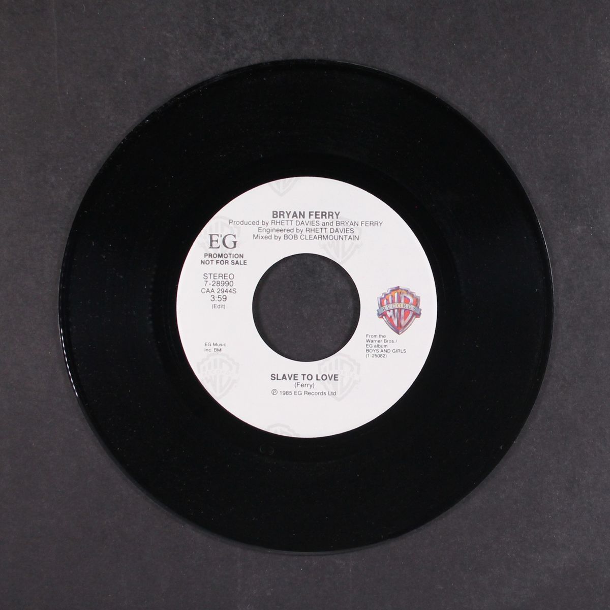 slave to love / same by BRYAN FERRY