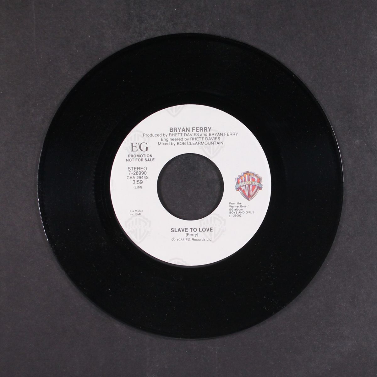 slave to love / same by BRYAN FERRY