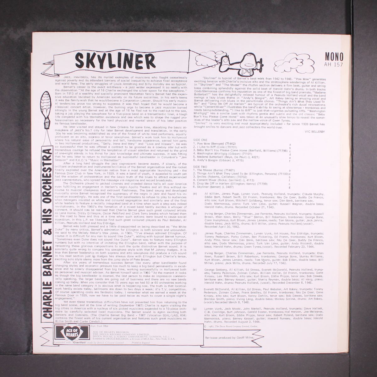 skyliner by CHARLIE BARNET