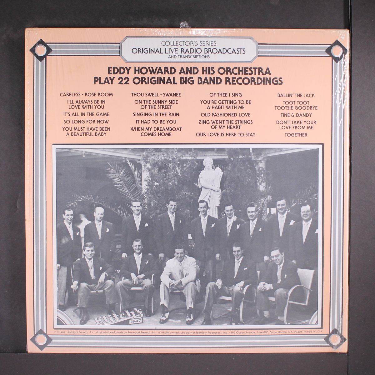 22 original big-band recordings by EDDY HOWARD