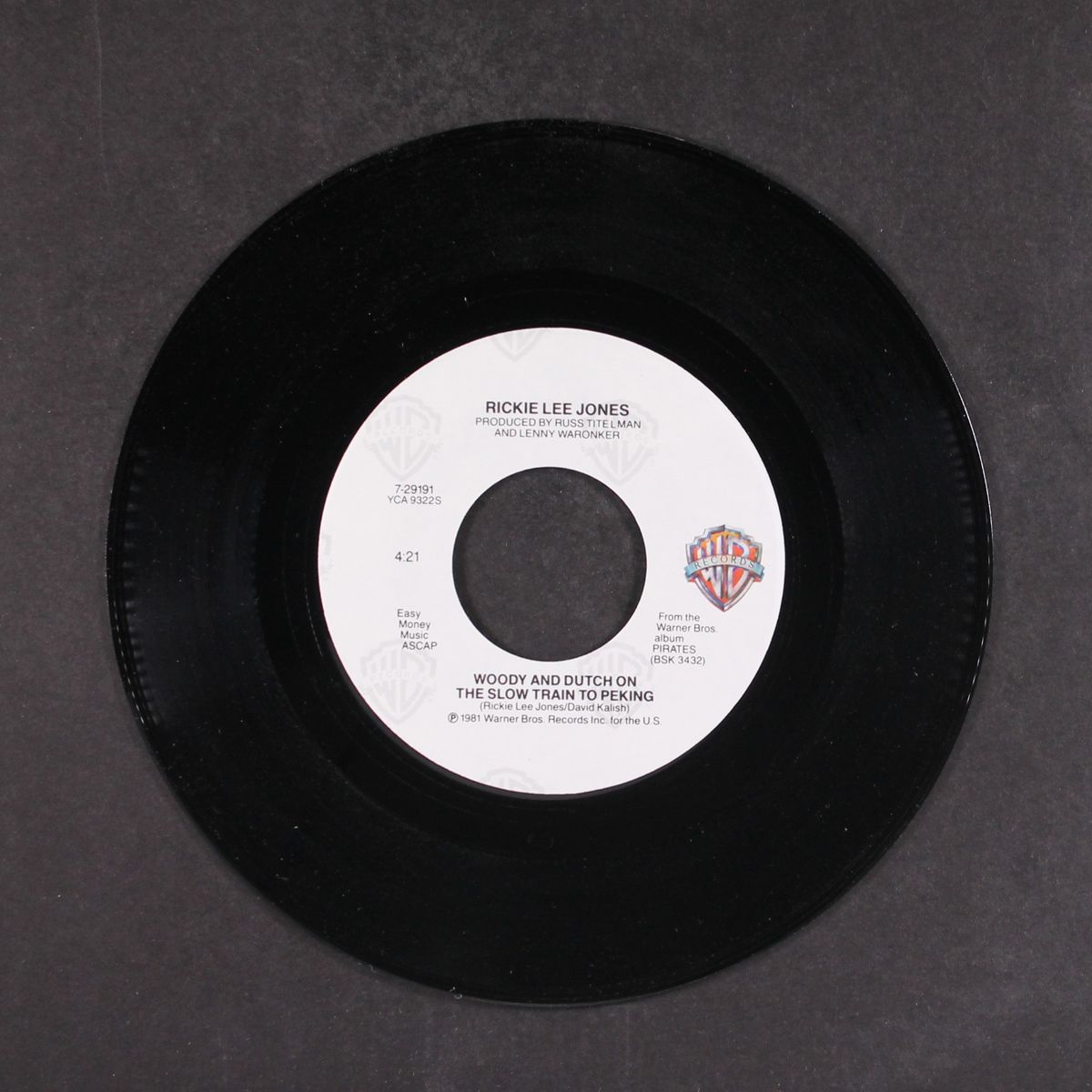 the real end / woody and dutch on the slow train to peking by RICKIE LEE JONES