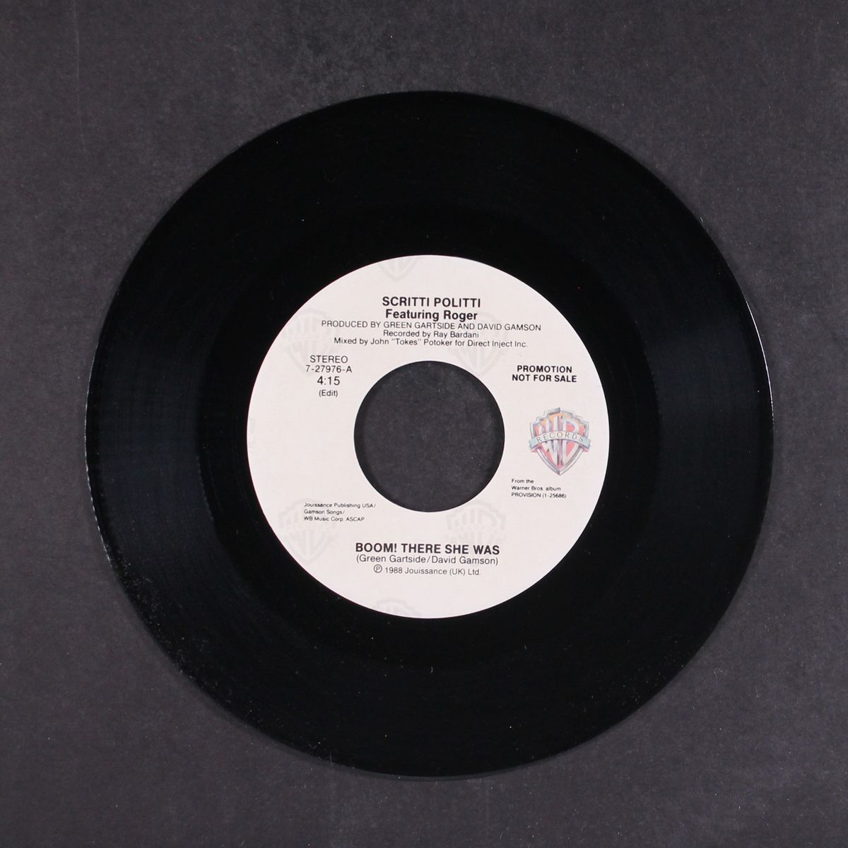 boom! there she was / same by SCRITTI POLITTI
