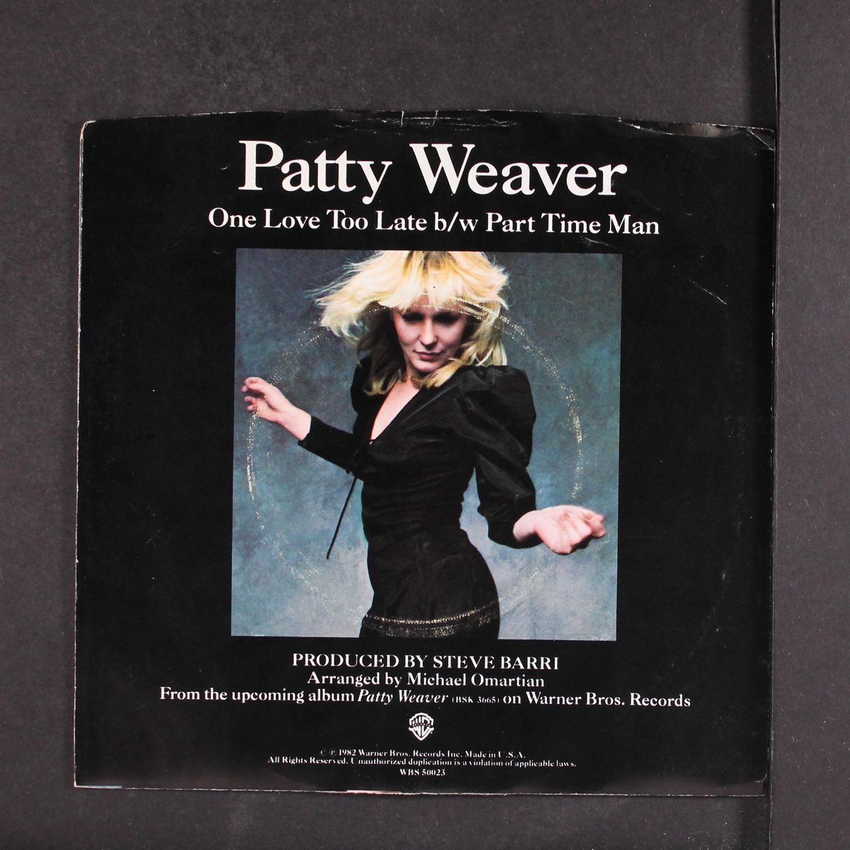 one love too late by PATTY WEAVER