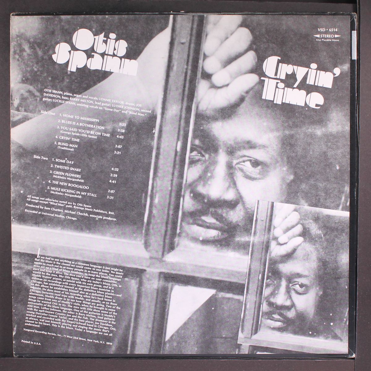cryin' time by OTIS SPANN