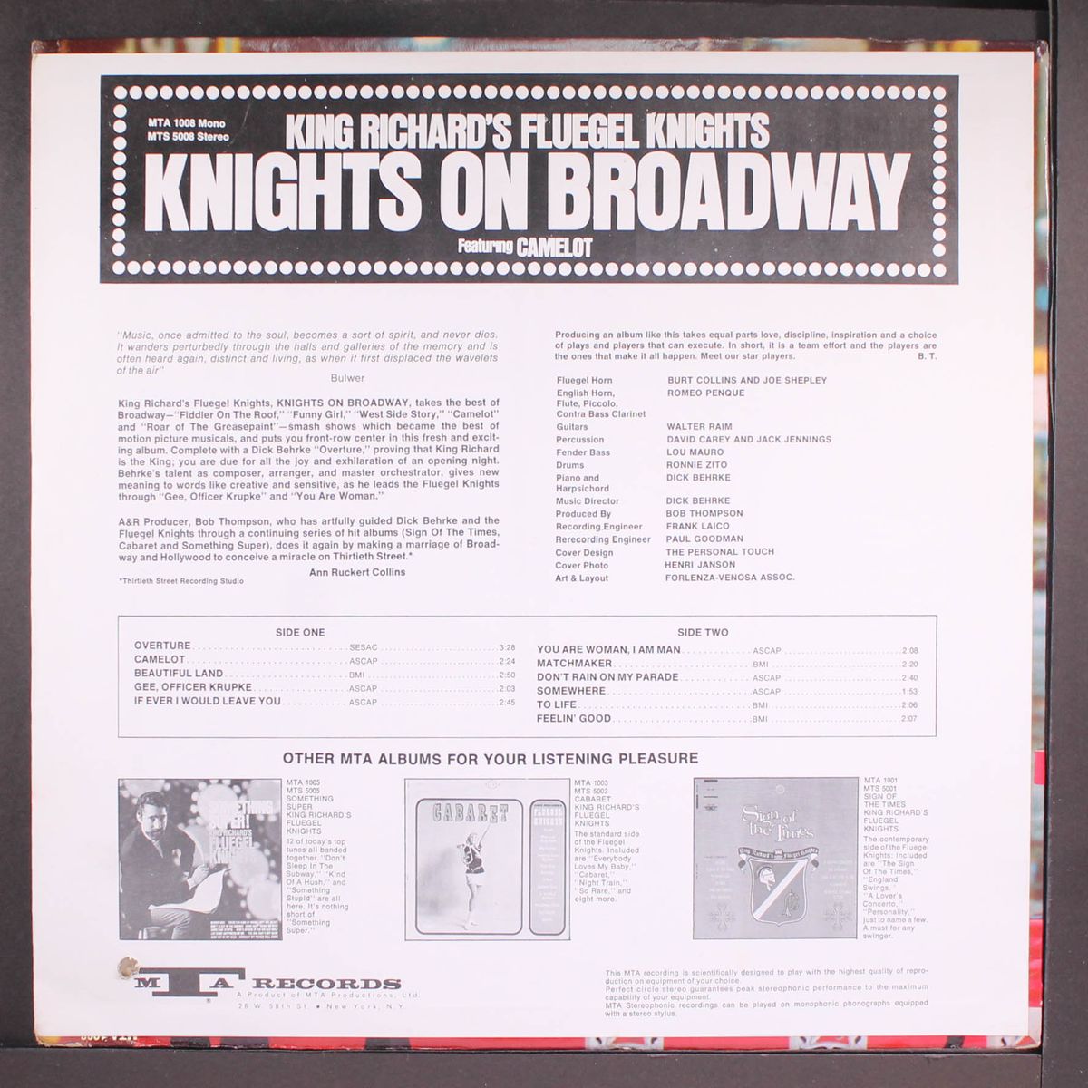 knights on broadway by KING RICHARD'S FLUEGEL KNIGHTS