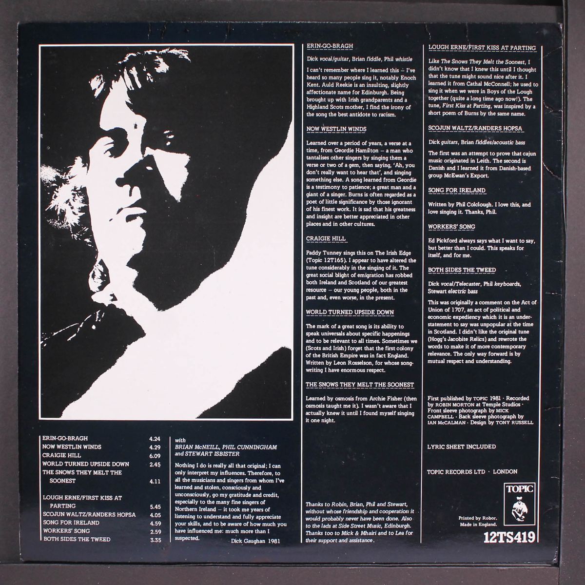 handful of earth by DICK GAUGHAN