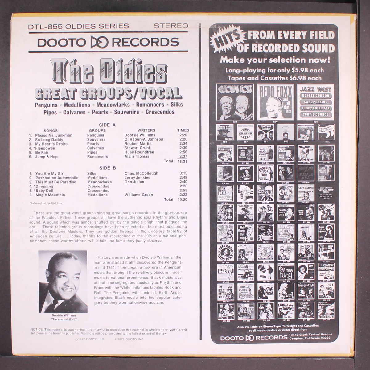 the oldies great groups/vocal by VARIOUS