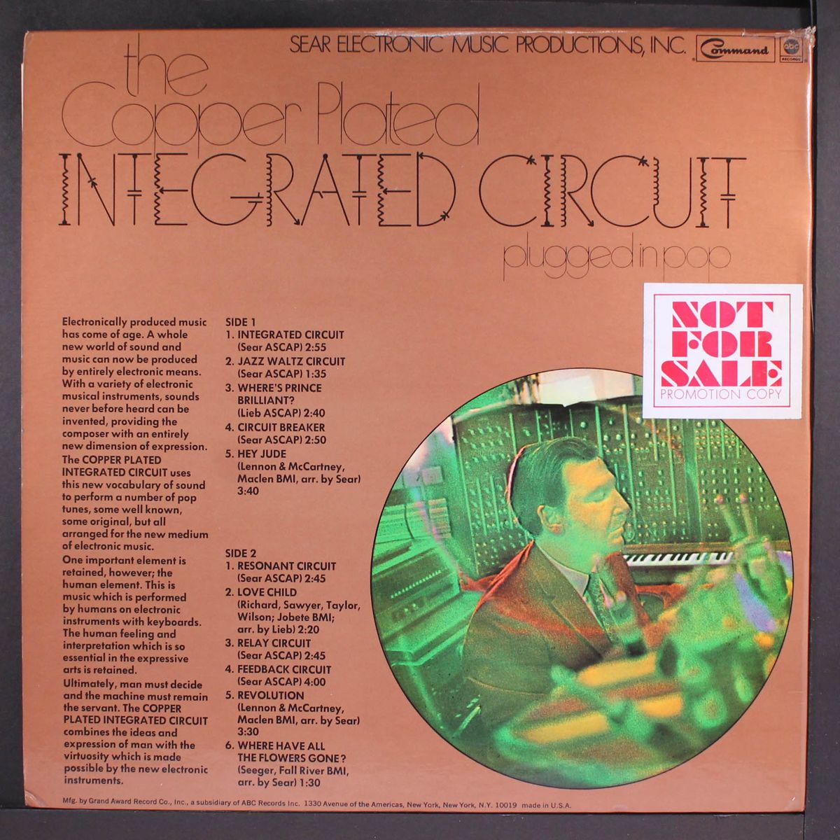 plugged in pop by COPPER PLATED INTEGRATED CIRCUIT