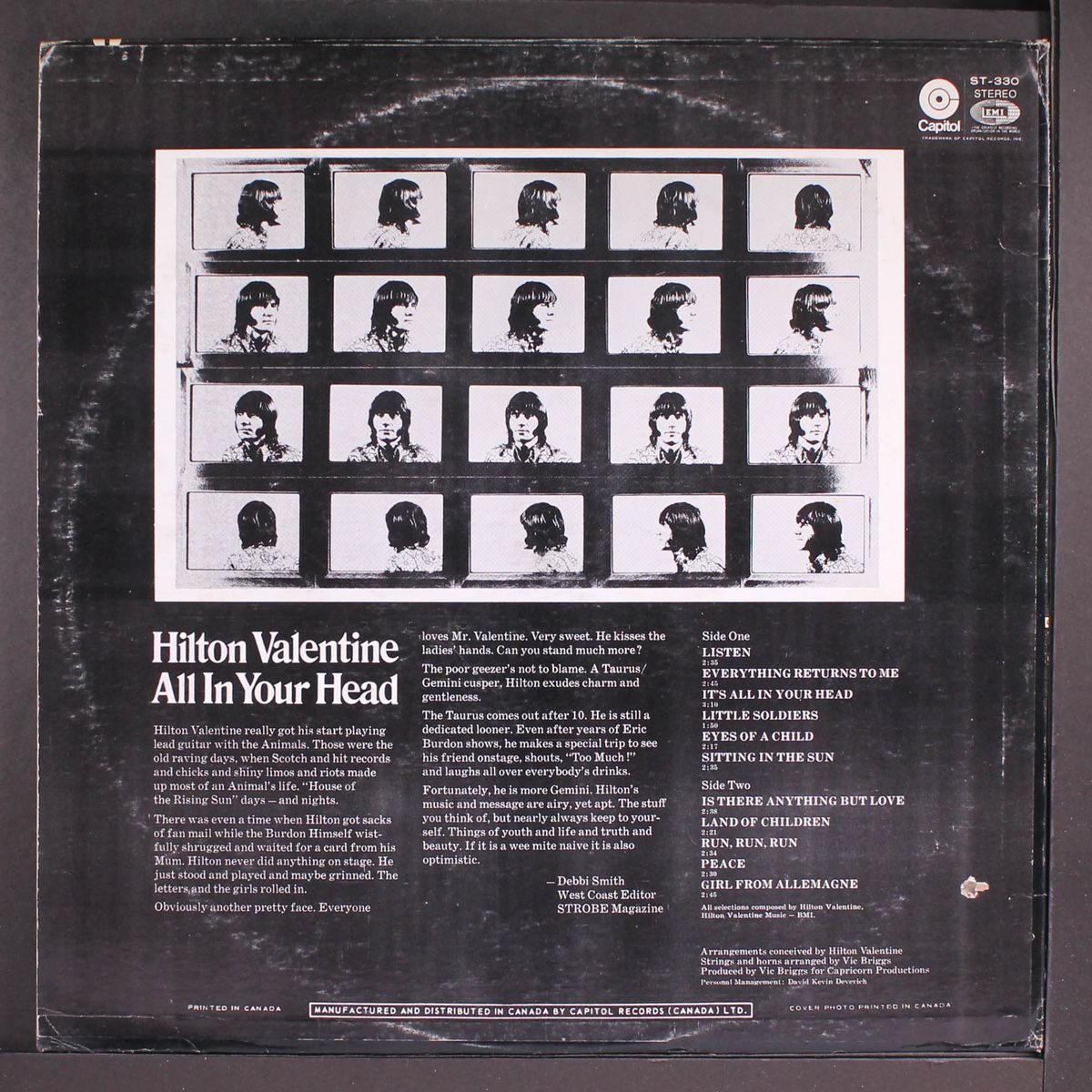all in your head by HILTON VALENTINE