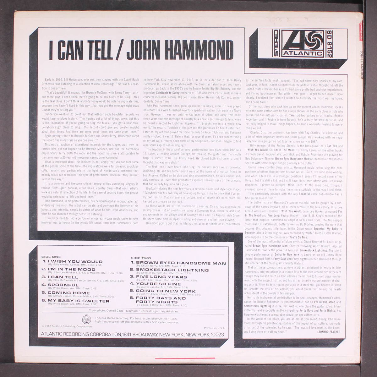 i can tell by JOHN HAMMOND
