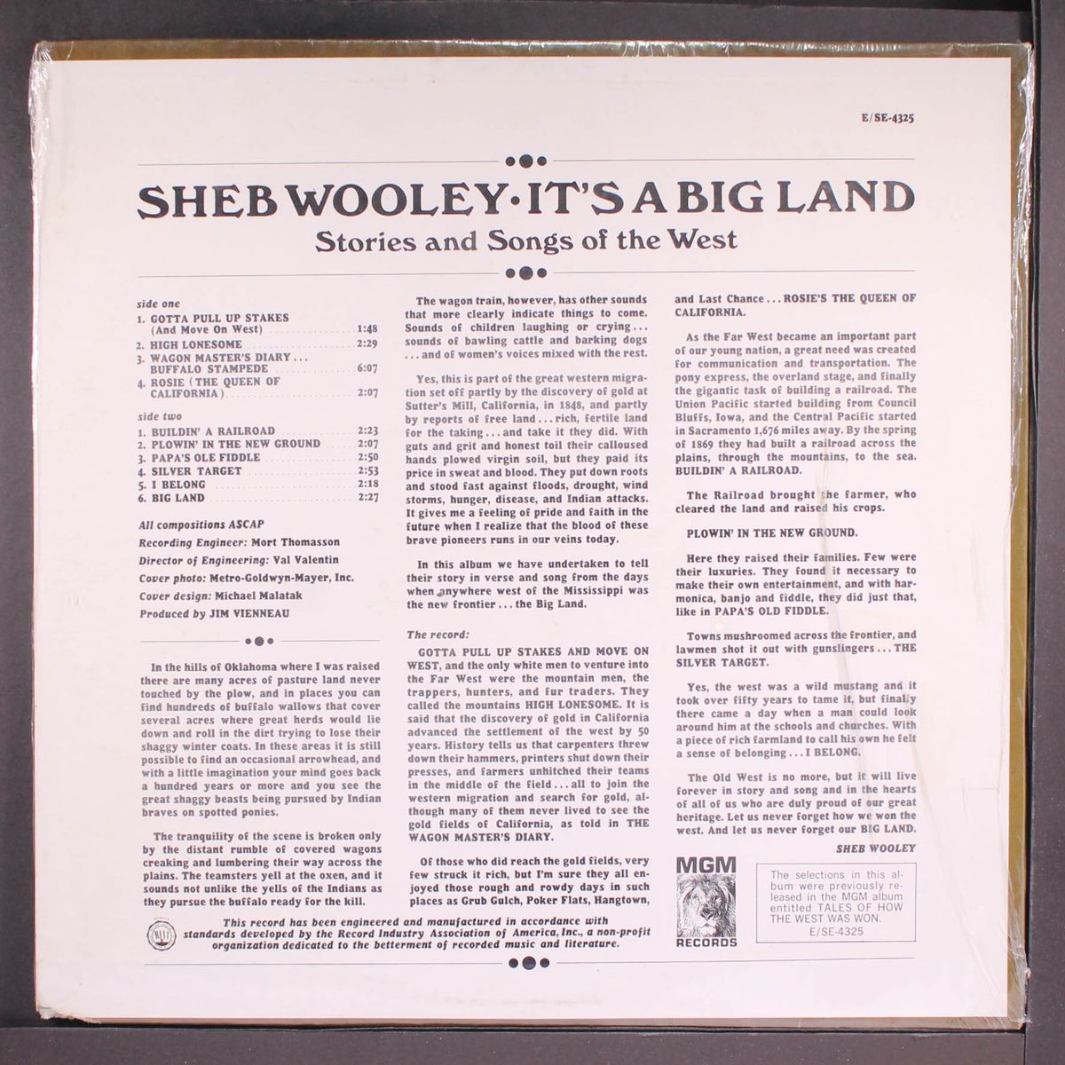 it's a big land by SHEB WOOLEY
