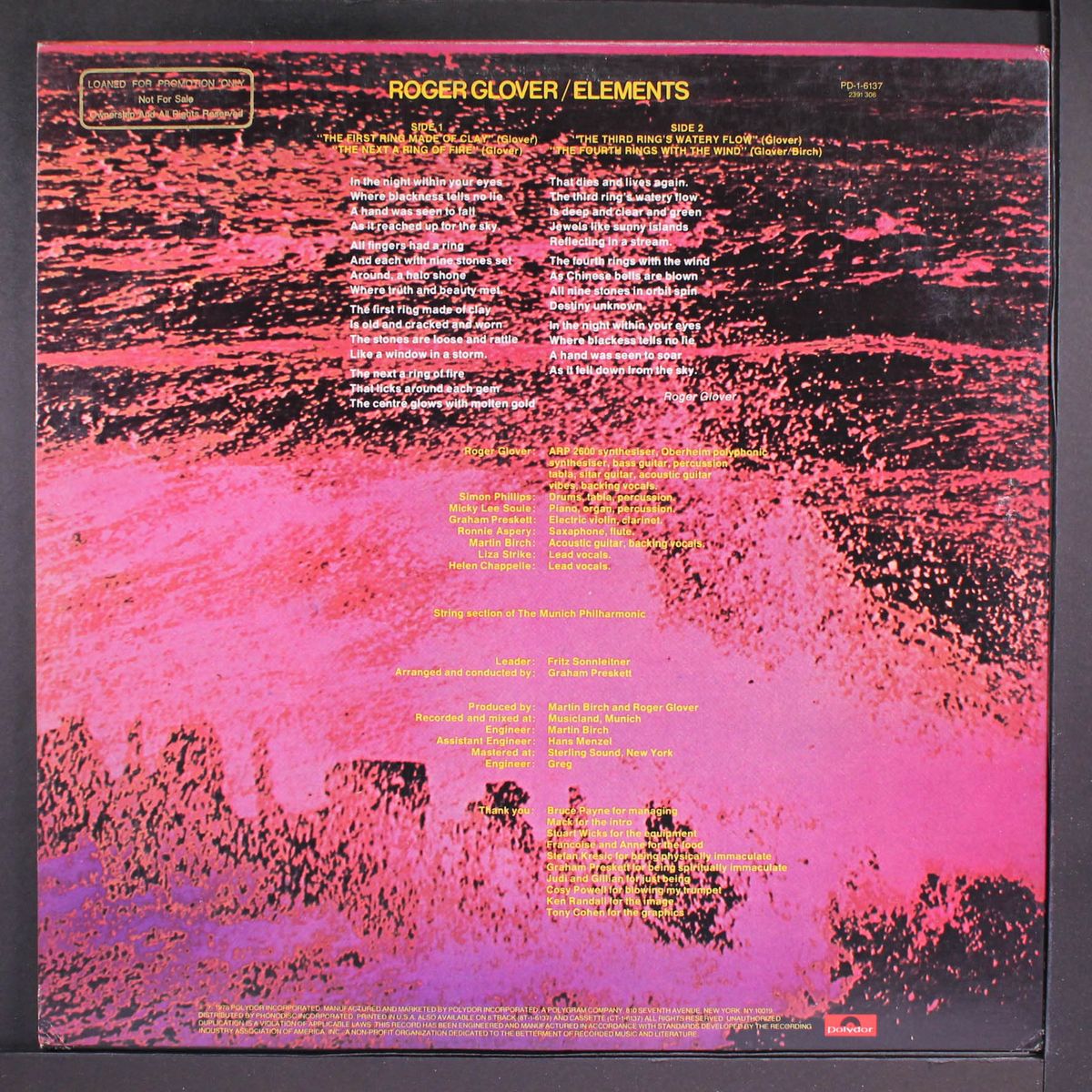 elements by ROGER GLOVER