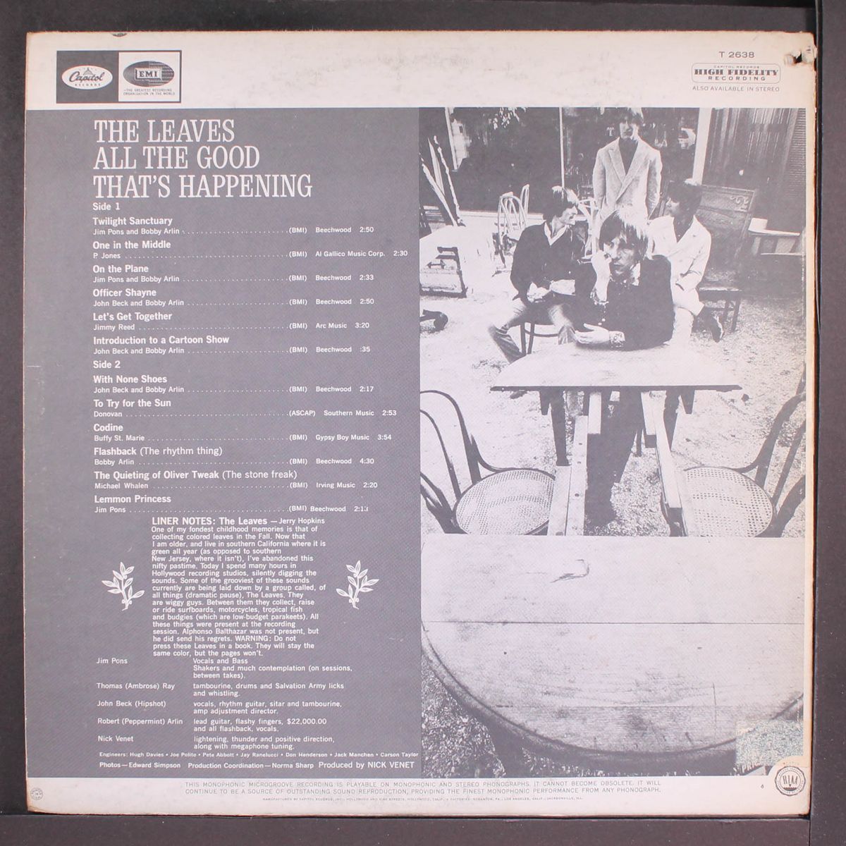 all the good that's happening by LEAVES