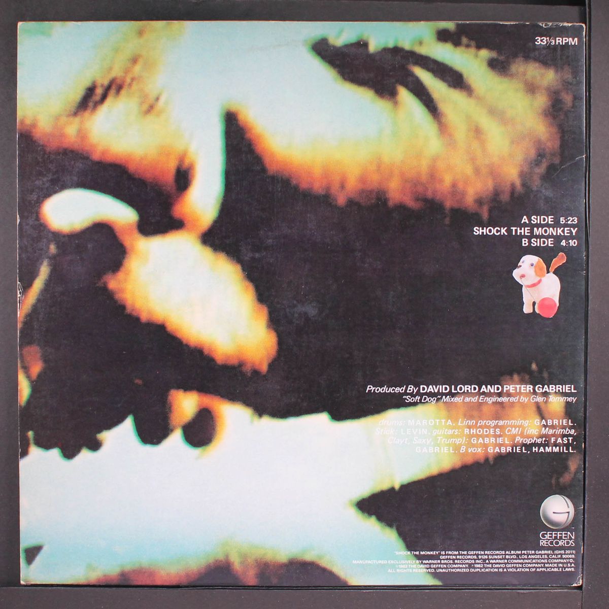 shock the monkey by PETER GABRIEL