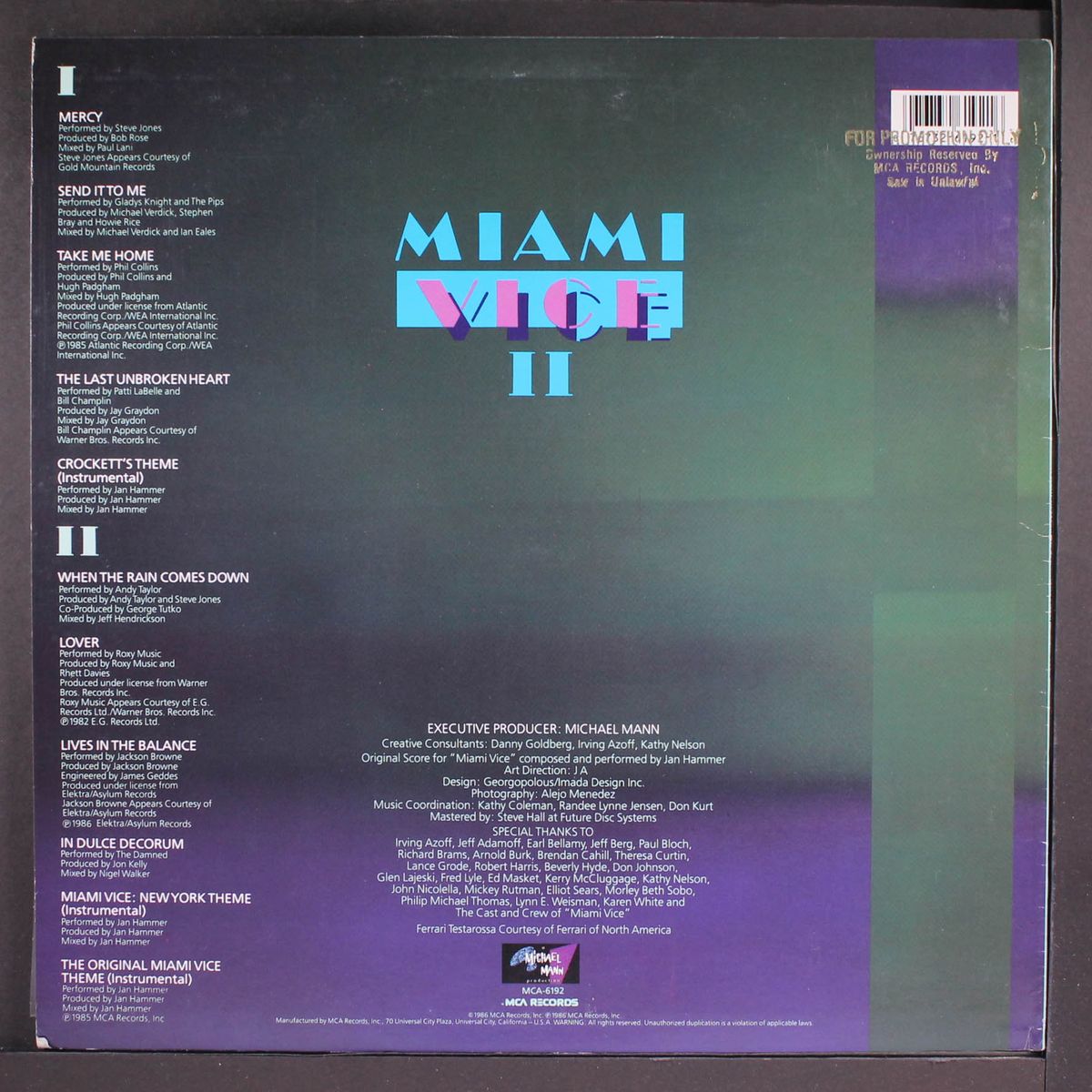 miami vice 2 by SOUNDTRACK