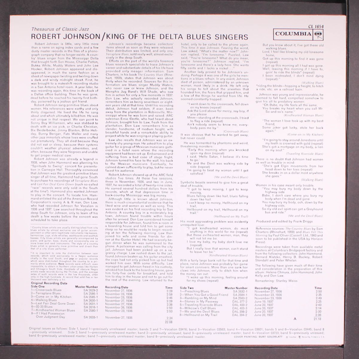king of the delta blues singers by ROBERT JOHNSON