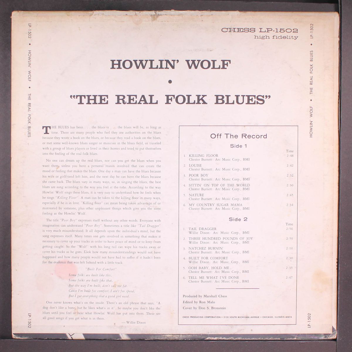 the real folk blues by HOWLIN' WOLF
