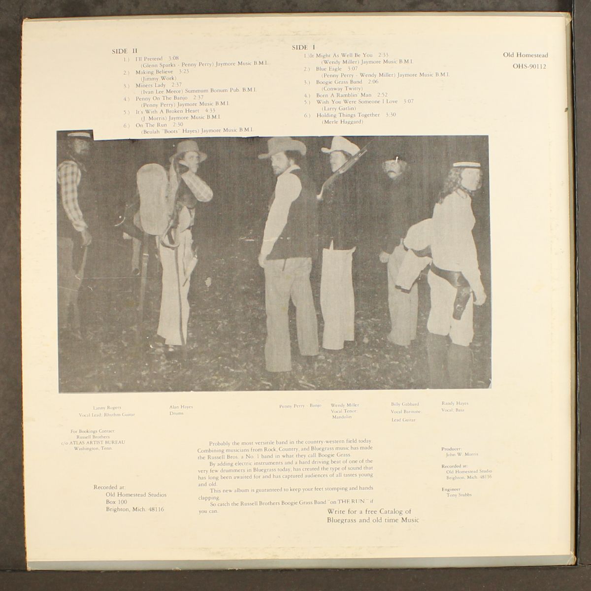 boogie grass band- on the run by RUSSELL BROTHERS