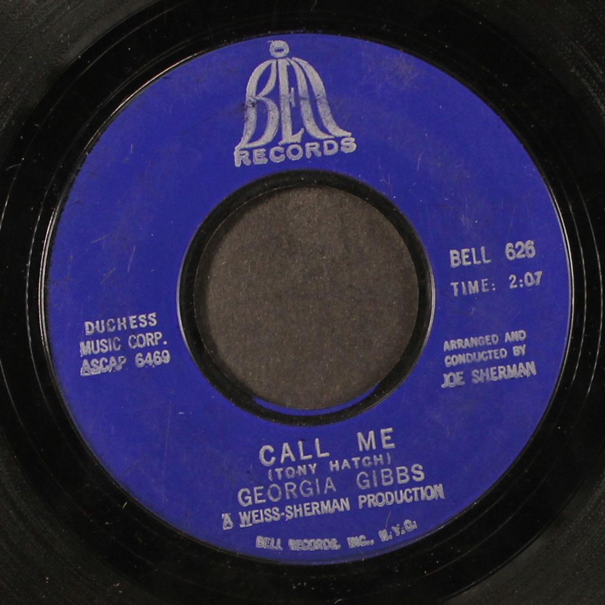 call me / don't cry joe by GEORGIA GIBBS