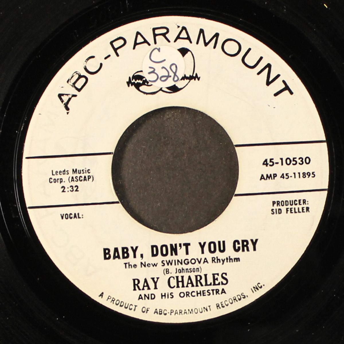 baby, don't you cry / my heart cries for you by RAY CHARLES
