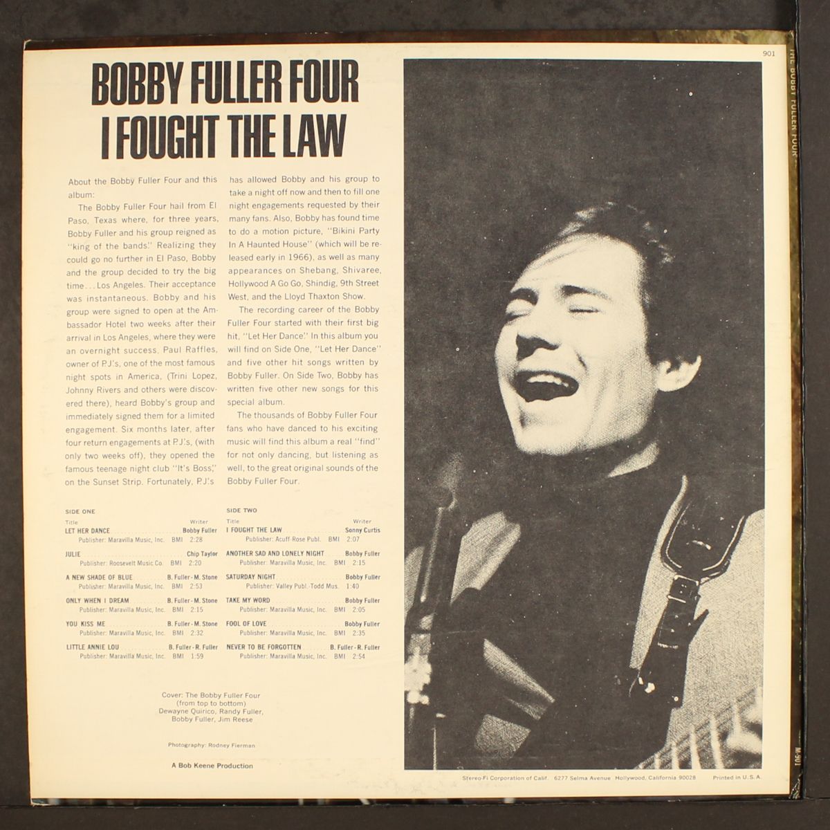 i fought the law by BOBBY FULLER FOUR