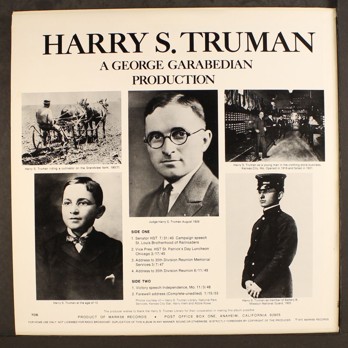 harry s. truman by HARRY S. TRUMAN