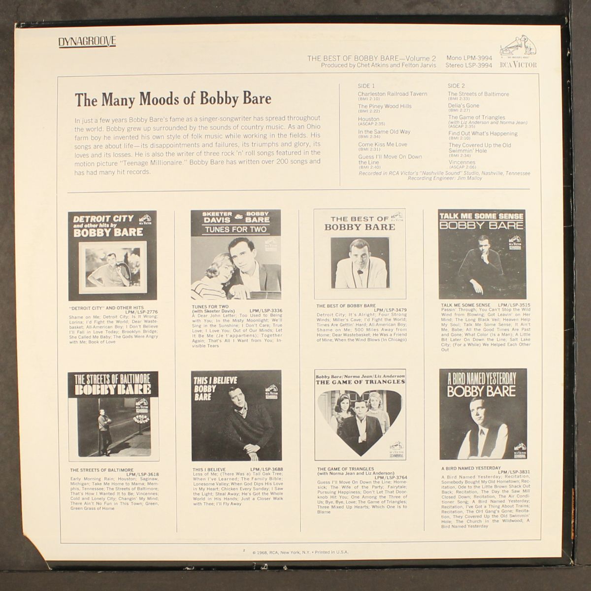 the best of, vol. 2 by BOBBY BARE