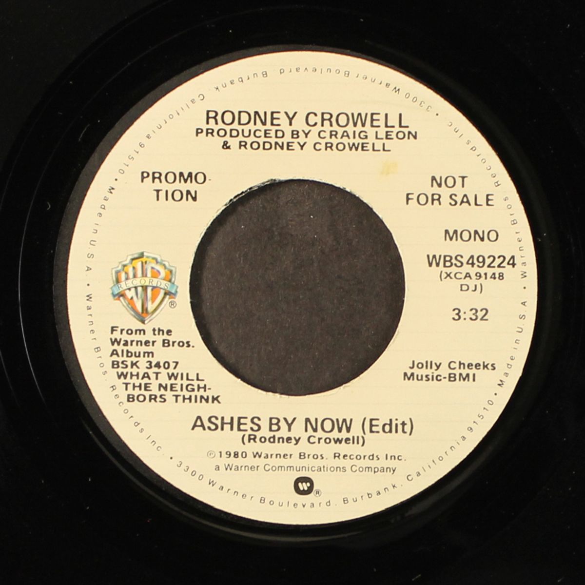 ashes by now (edit) by RODNEY CROWELL