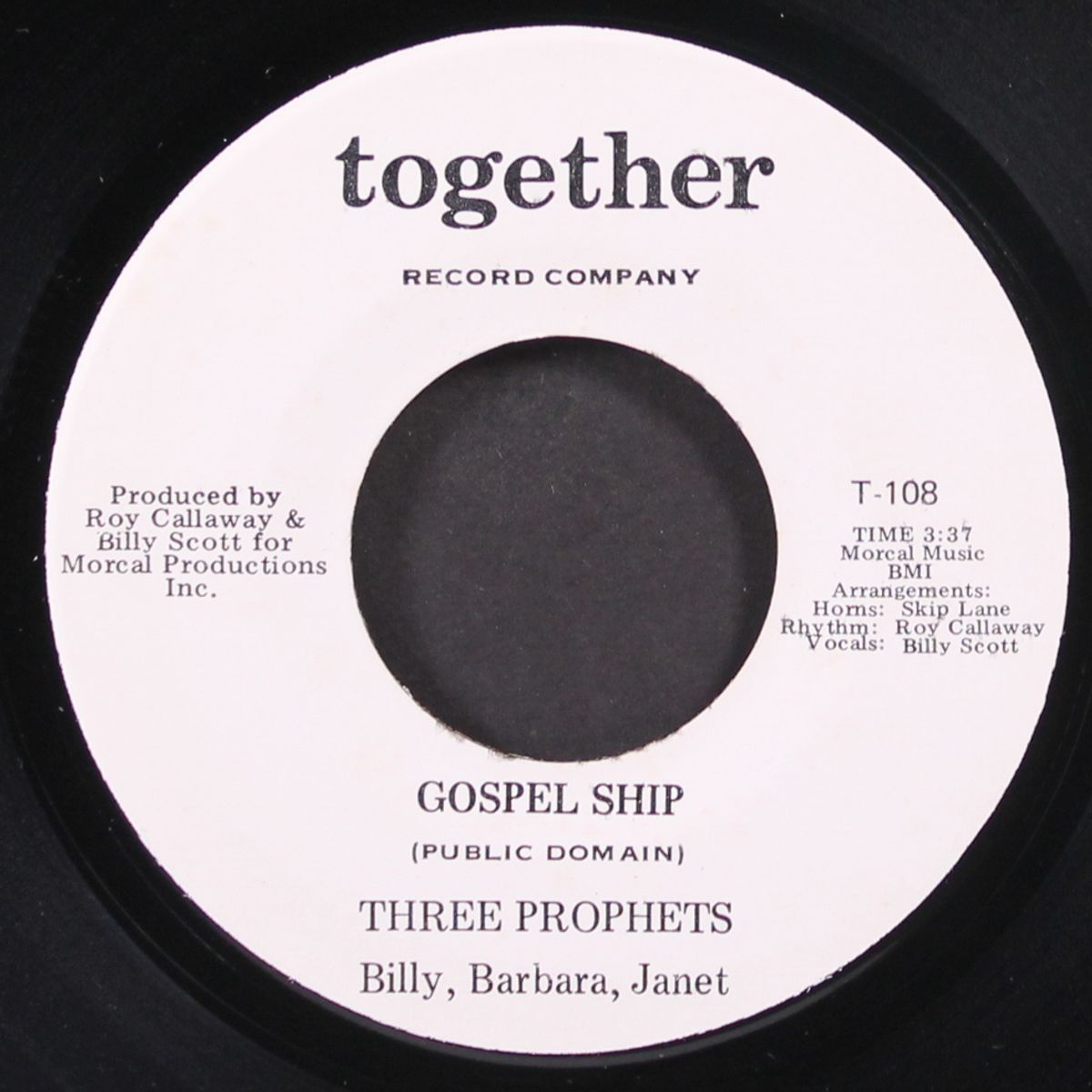 i think i really love you / gospel ship by THREE PROPHETS
