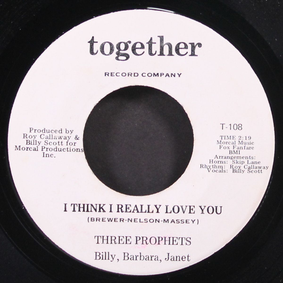 i think i really love you / gospel ship by THREE PROPHETS
