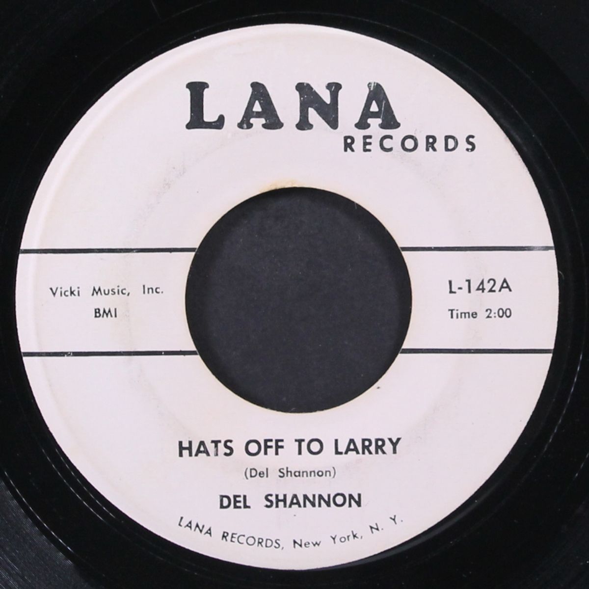 hats off to larry / don't gild the lily, lily by DEL SHANNON