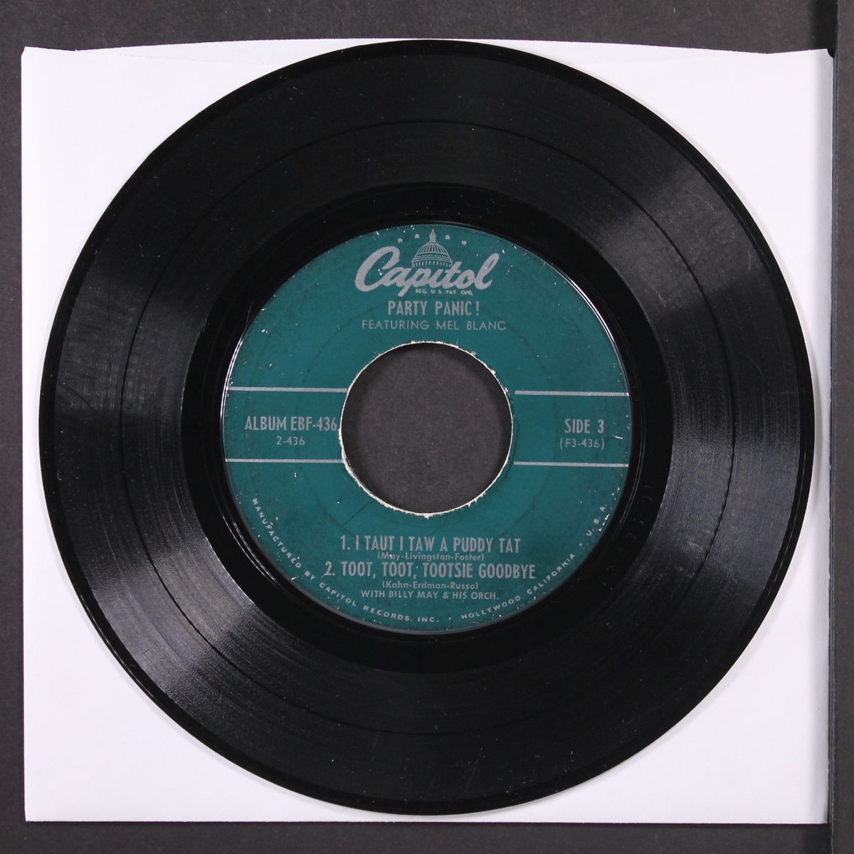 party panic by MEL BLANC