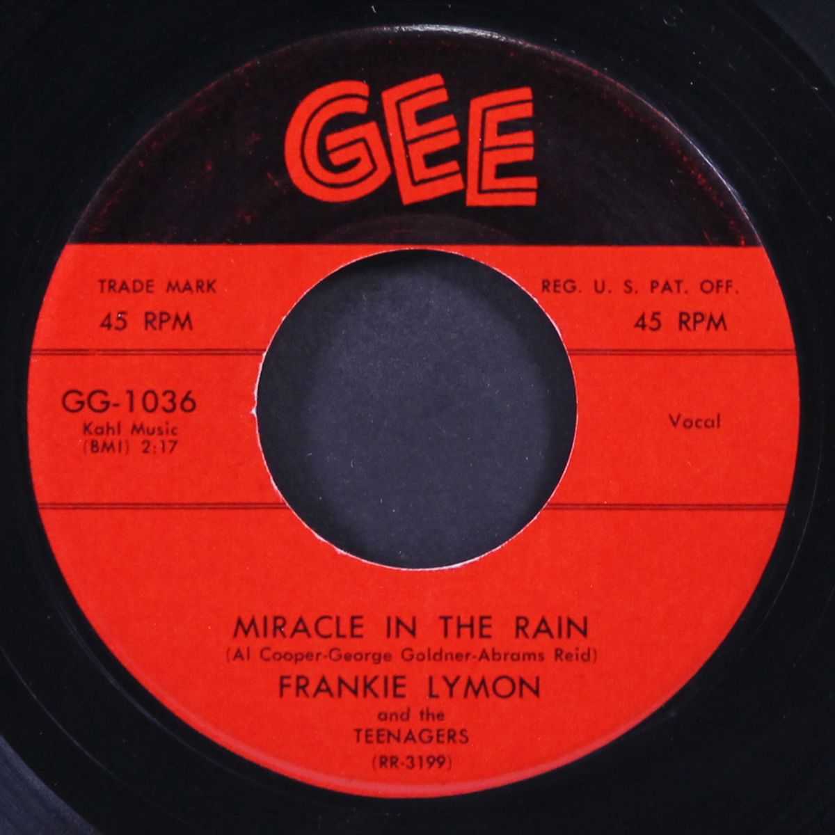 out in the cold again / miracle in the rain by FRANKIE LYMON & TEENAGERS