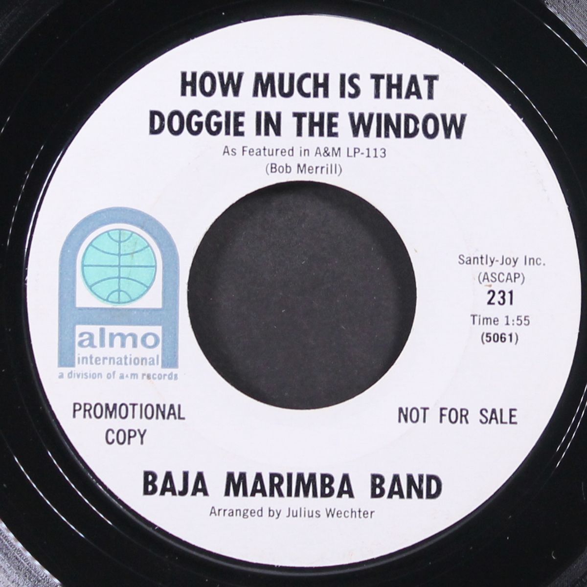 how much is that doggie in the window / puff (the magic dragon) by BAJA MARIMBA BAND