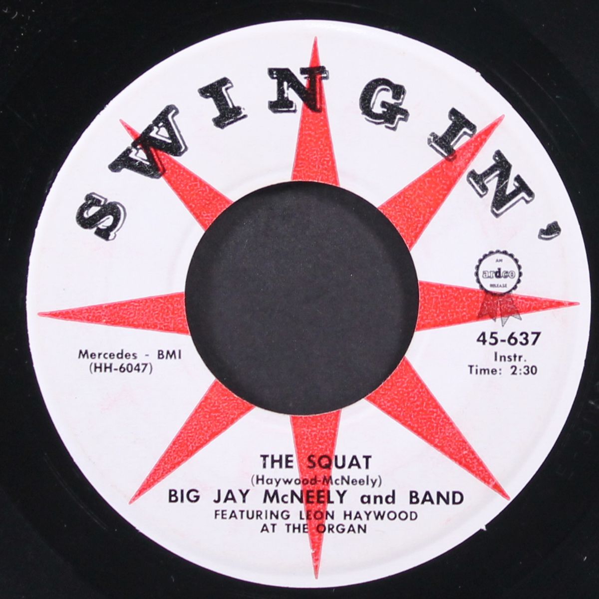 the squat / without a love by BIG JAY MCNEELY