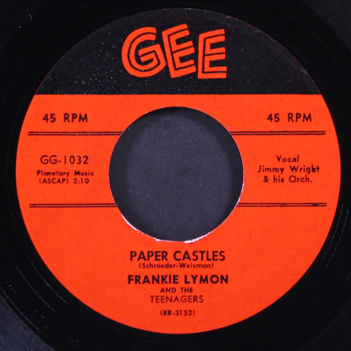 paper castles / teenage love by FRANKIE LYMON & TEENAGERS