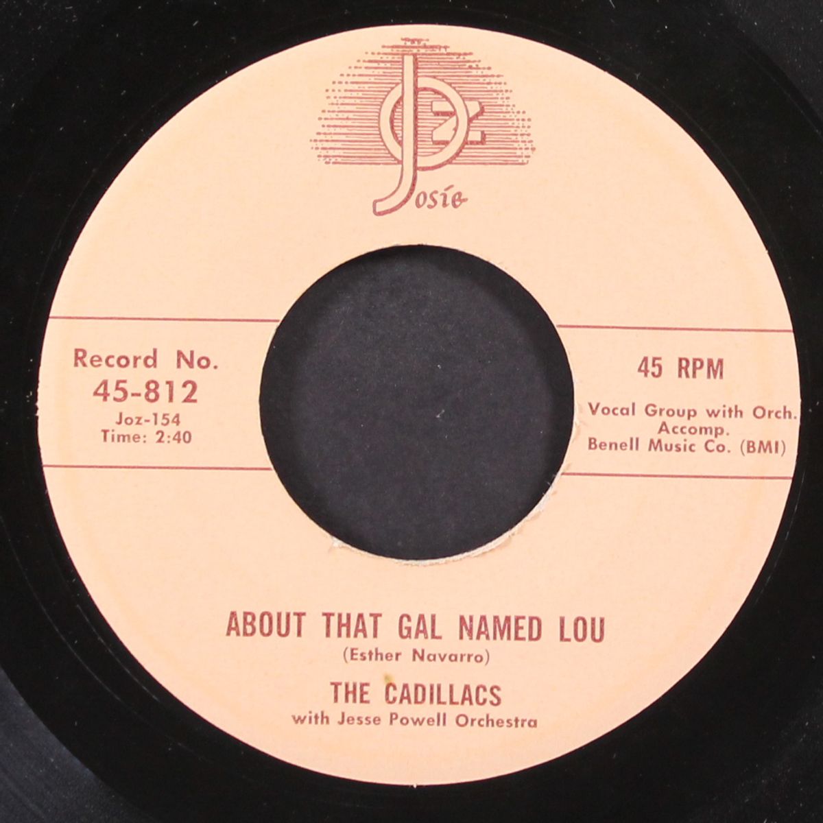 sugar-sugar / about that gal named lou by CADILLACS