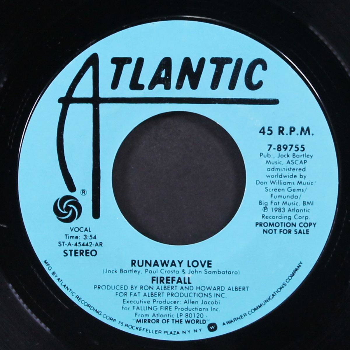 runaway love / same by FIREFALL