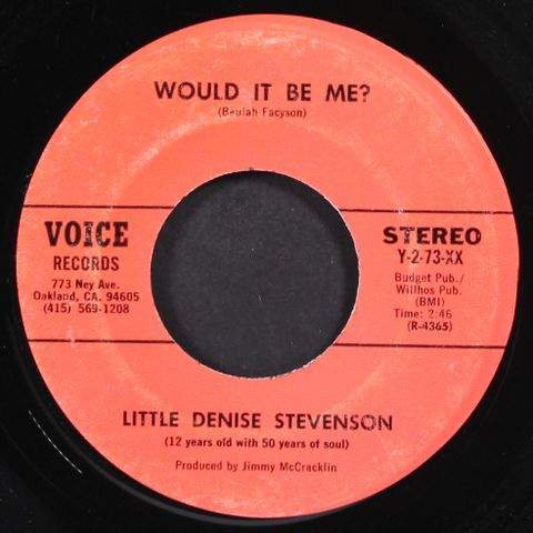 LITTLE DENISE STEVENSON