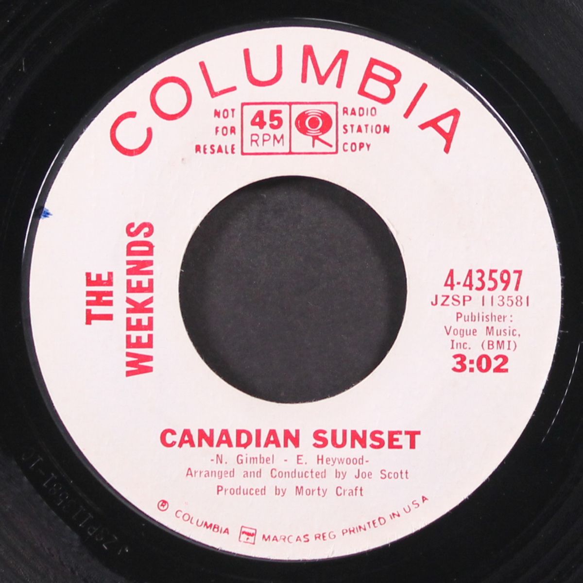 canadian sunset / you're number one with me by WEEKENDS
