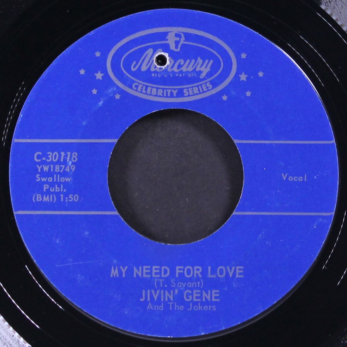 breaking up is hard to do / my need for love by JIVIN' GENE & JOKERS